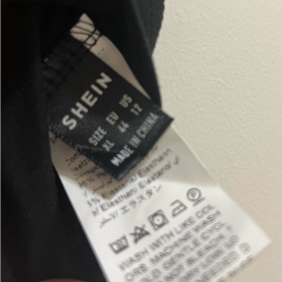 Shein Mod Women Summer Solid Black Spaghetti Strapped Cami - Picture 3 of 4